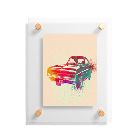 Naxart 1967 Dodge Charger 1 Floating Acrylic Print