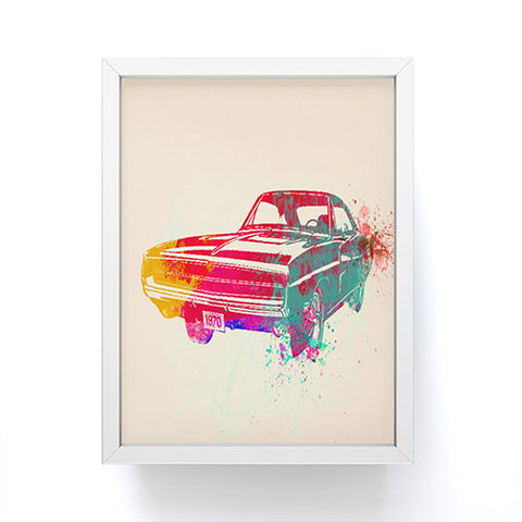 Naxart 1967 Dodge Charger 1 Framed Mini Art Print