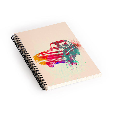 Naxart 1967 Dodge Charger 1 Spiral Notebook