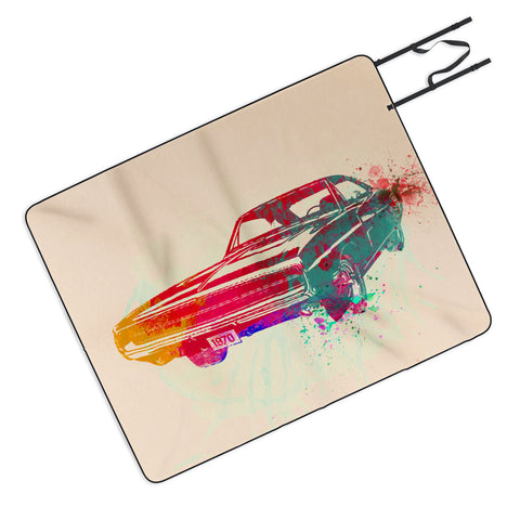 Naxart 1967 Dodge Charger 1 Picnic Blanket