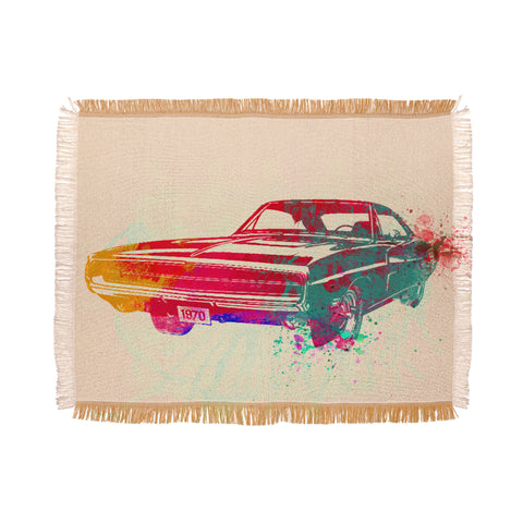 Naxart 1967 Dodge Charger 1 Throw Blanket