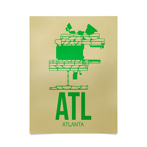 Naxart ATL Atlanta Poster 1 Poster