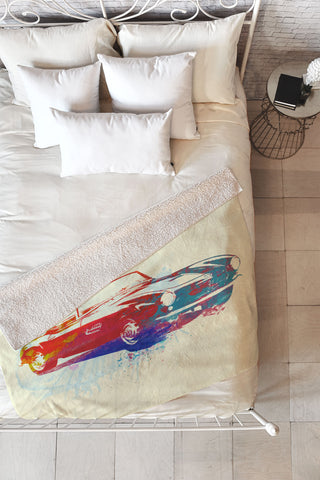 Naxart BMW 507 Fleece Throw Blanket