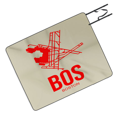 Naxart BOS Boston Poster 1 Picnic Blanket