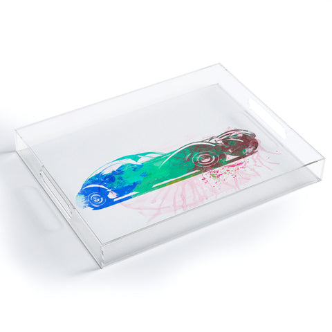 Naxart Bugatti Atlantic Watercolor 1 Acrylic Tray