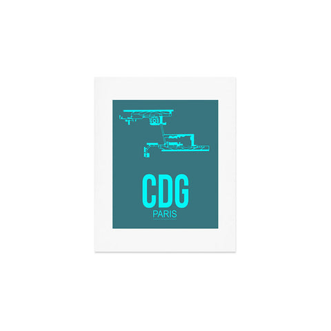 Naxart CDG Paris Poster 1 Art Print