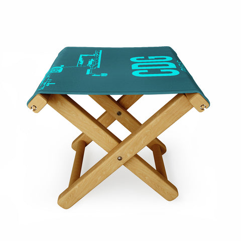 Naxart CDG Paris Poster 1 Folding Stool