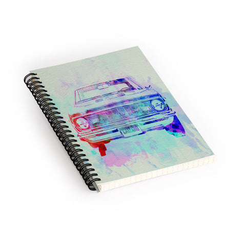 Naxart Chevy Camaro Watercolor 2 Spiral Notebook