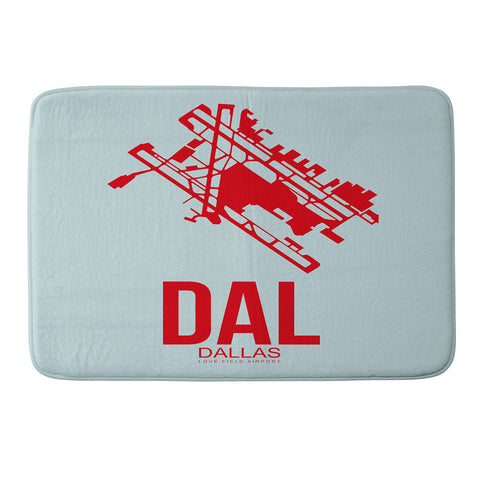 Naxart DAL Dallas Poster 3 Memory Foam Bath Mat