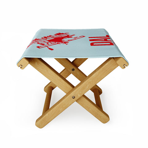 Naxart DAL Dallas Poster 3 Folding Stool