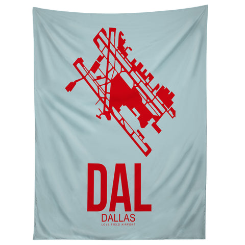 Naxart DAL Dallas Poster 3 Tapestry