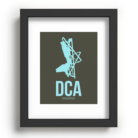 Naxart DCA Washington DC Poster Recessed Framing Rectangle