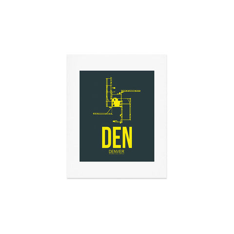 Naxart DEN Denver Poster 1 Art Print