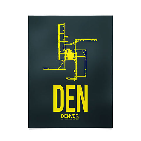Naxart DEN Denver Poster 1 Poster