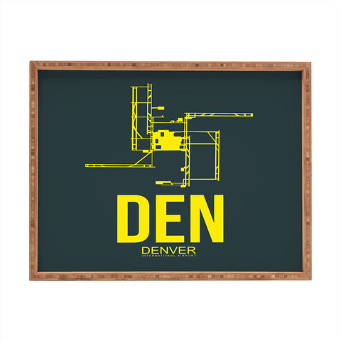 Naxart DEN Denver Poster 1 Rectangular Tray