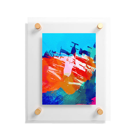 Naxart Ferrari F1 Racing Floating Acrylic Print