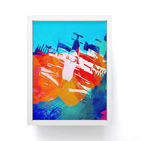 Naxart Ferrari F1 Racing Framed Mini Art Print