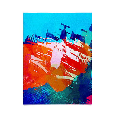 Naxart Ferrari F1 Racing Poster