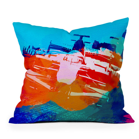 Naxart Ferrari F1 Racing Throw Pillow