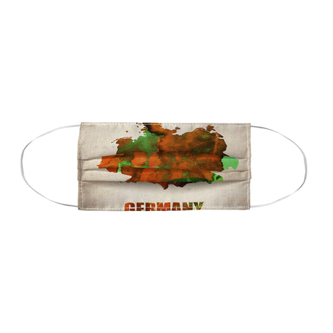 Naxart Germany Watercolor Map Face Mask