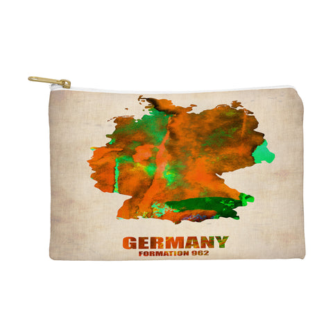 Naxart Germany Watercolor Map Pouch