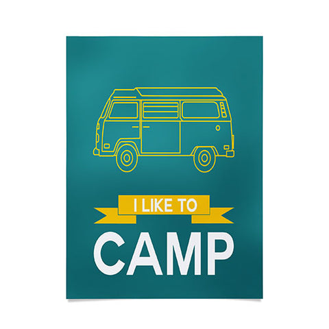Naxart I Like To Camp 2 Poster