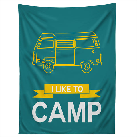 Naxart I Like To Camp 2 Tapestry