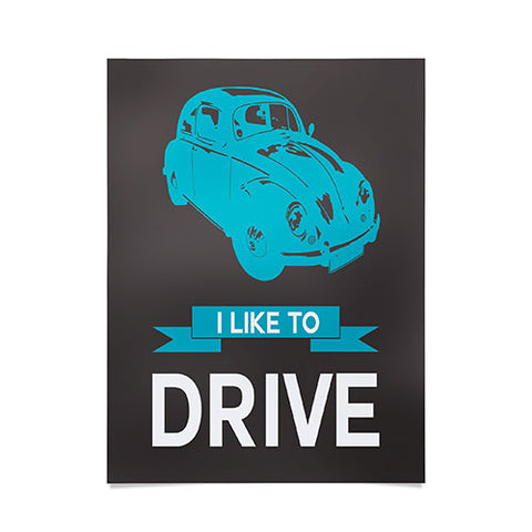 Naxart I Like To Drive Beetle 3 Poster