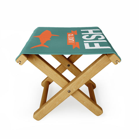 Naxart I Like To Fish 1 Folding Stool