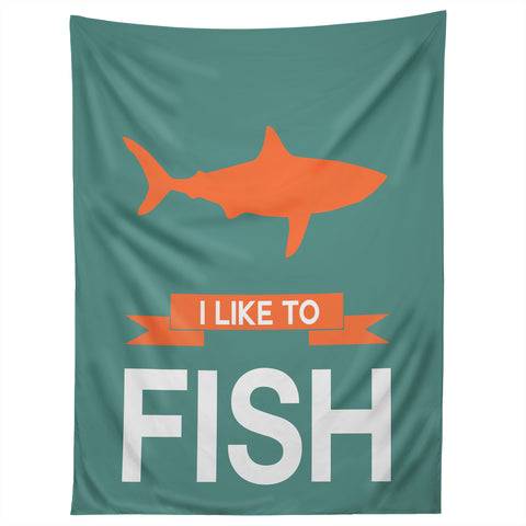 Naxart I Like To Fish 1 Tapestry