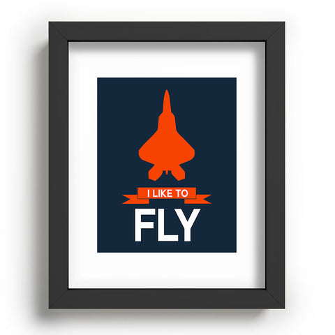 Naxart I Like To Fly 1 Recessed Framing Rectangle