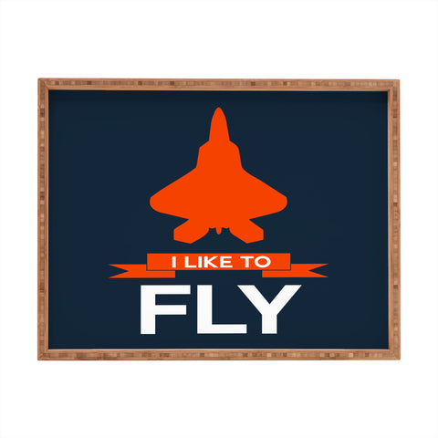 Naxart I Like To Fly 1 Rectangular Tray
