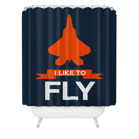 Naxart I Like To Fly 1 Shower Curtain