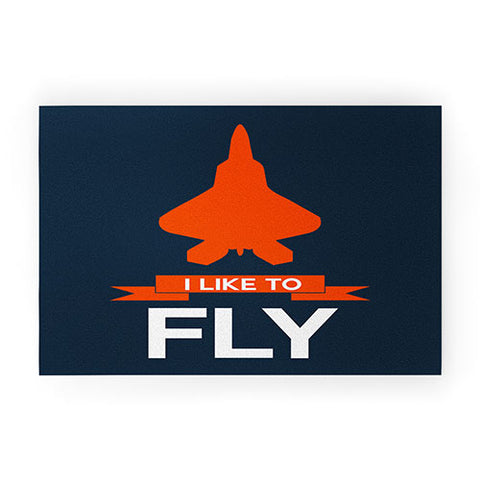 Naxart I Like To Fly 1 Welcome Mat