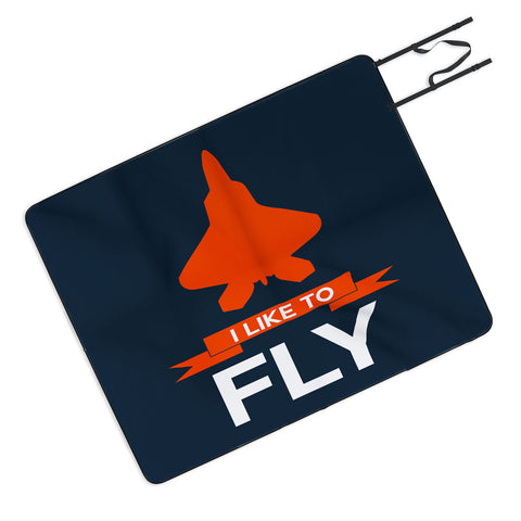 Naxart I Like To Fly 1 Picnic Blanket