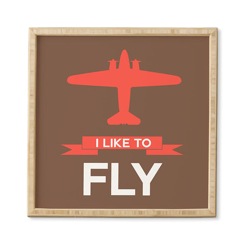 Naxart I Like To Fly 6 Framed Wall Art