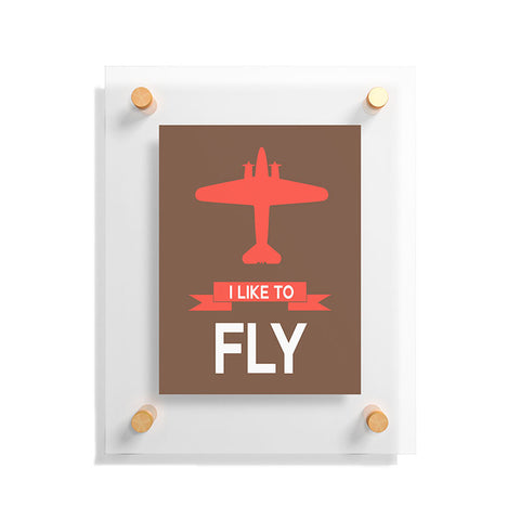 Naxart I Like To Fly 6 Floating Acrylic Print