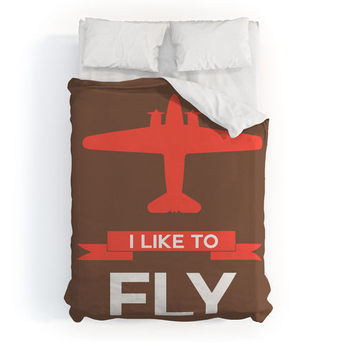Naxart I Like To Fly 6 Duvet Cover