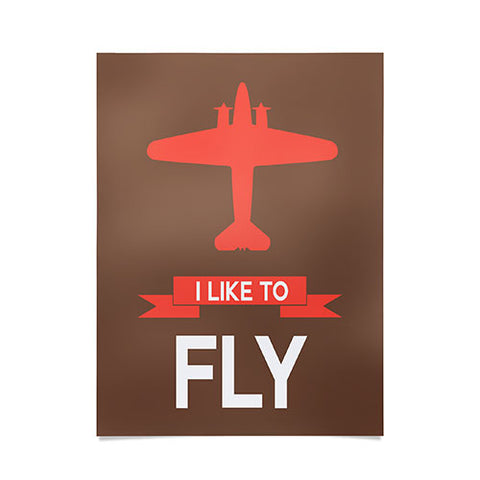 Naxart I Like To Fly 6 Poster