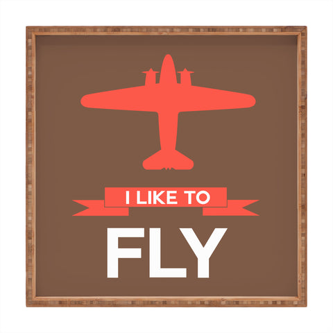 Naxart I Like To Fly 6 Square Tray