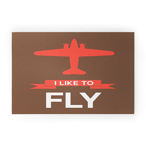 Naxart I Like To Fly 6 Welcome Mat