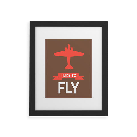 Naxart I Like To Fly 6 Framed Art Print