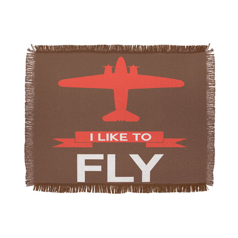 Naxart I Like To Fly 6 Throw Blanket