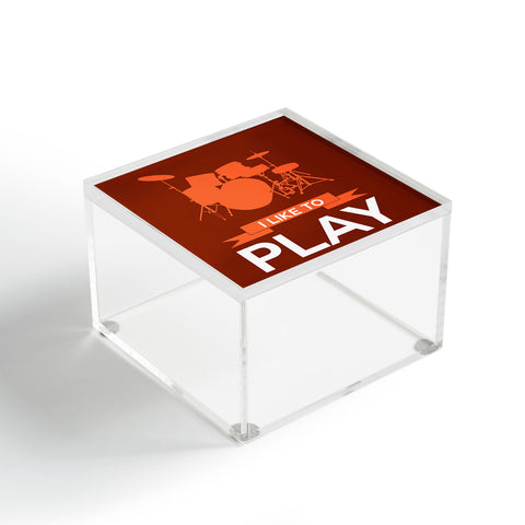 Naxart I Like To Play 4 Acrylic Box
