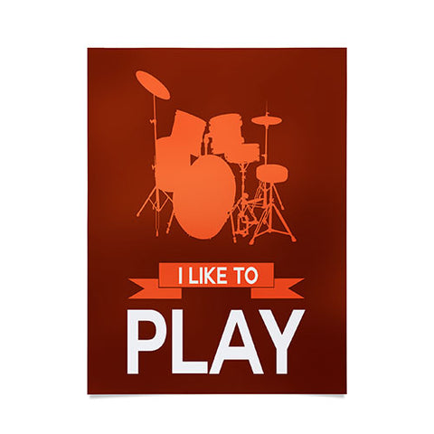 Naxart I Like To Play 4 Poster