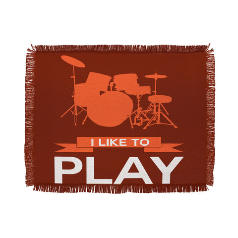 Naxart I Like To Play 4 Throw Blanket