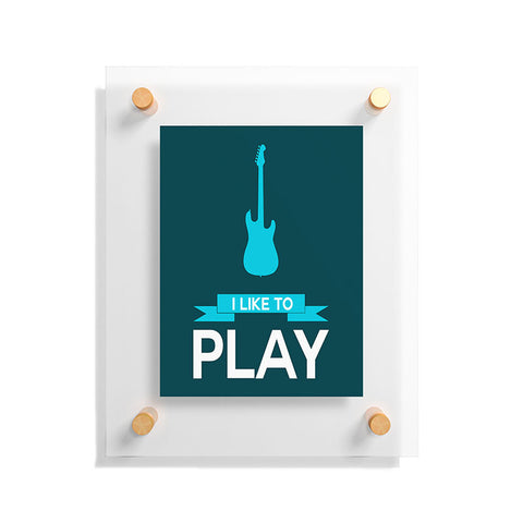 Naxart I Like To Play 8 Floating Acrylic Print