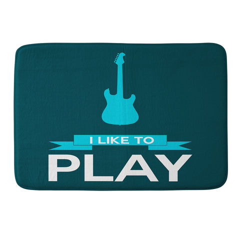 Naxart I Like To Play 8 Memory Foam Bath Mat