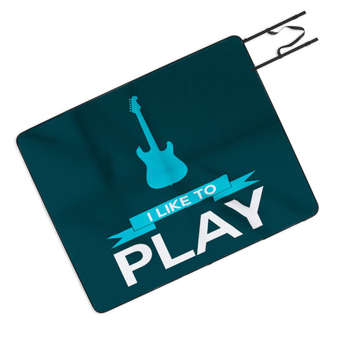 Naxart I Like To Play 8 Picnic Blanket