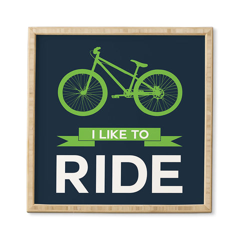 Naxart I Like To Ride 4 Framed Wall Art